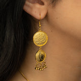 "My Sister" Sun & Moon Coin Earrings