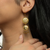 "My Sister" Sun & Moon Coin Earrings