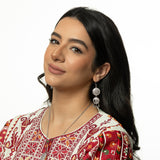 "My Sister" Sun & Moon Coin Earrings