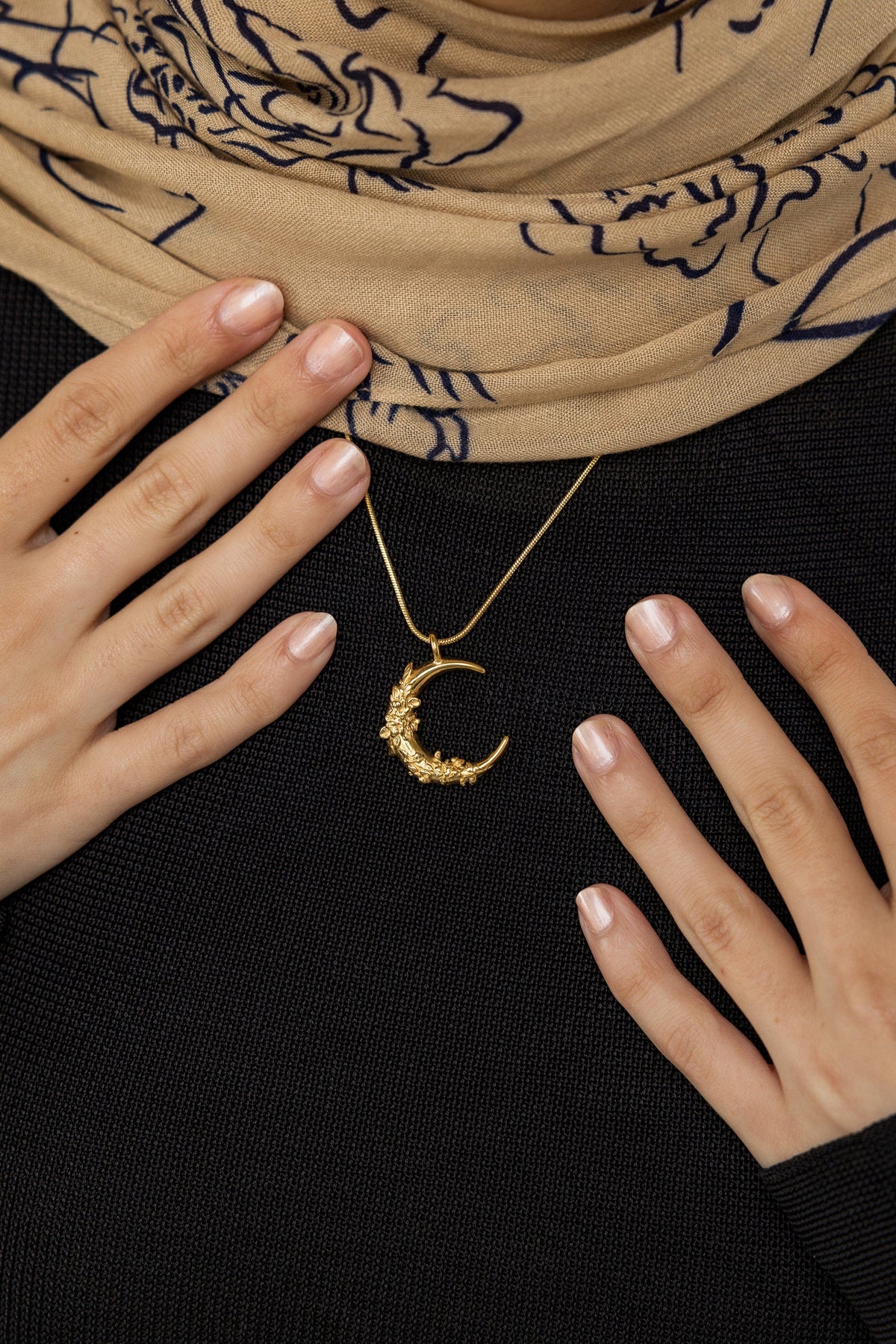 Jasmine Crescent Necklace | VELA x Nominal | Nominal