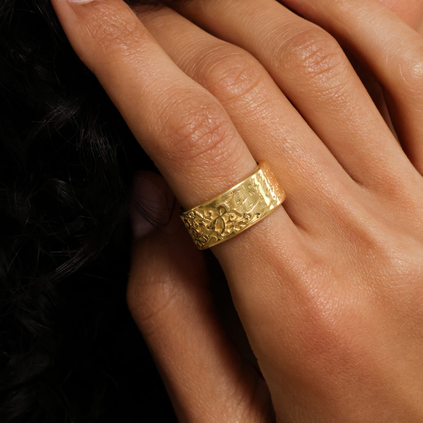 Be Happy About Today Poem Ring - Nominal