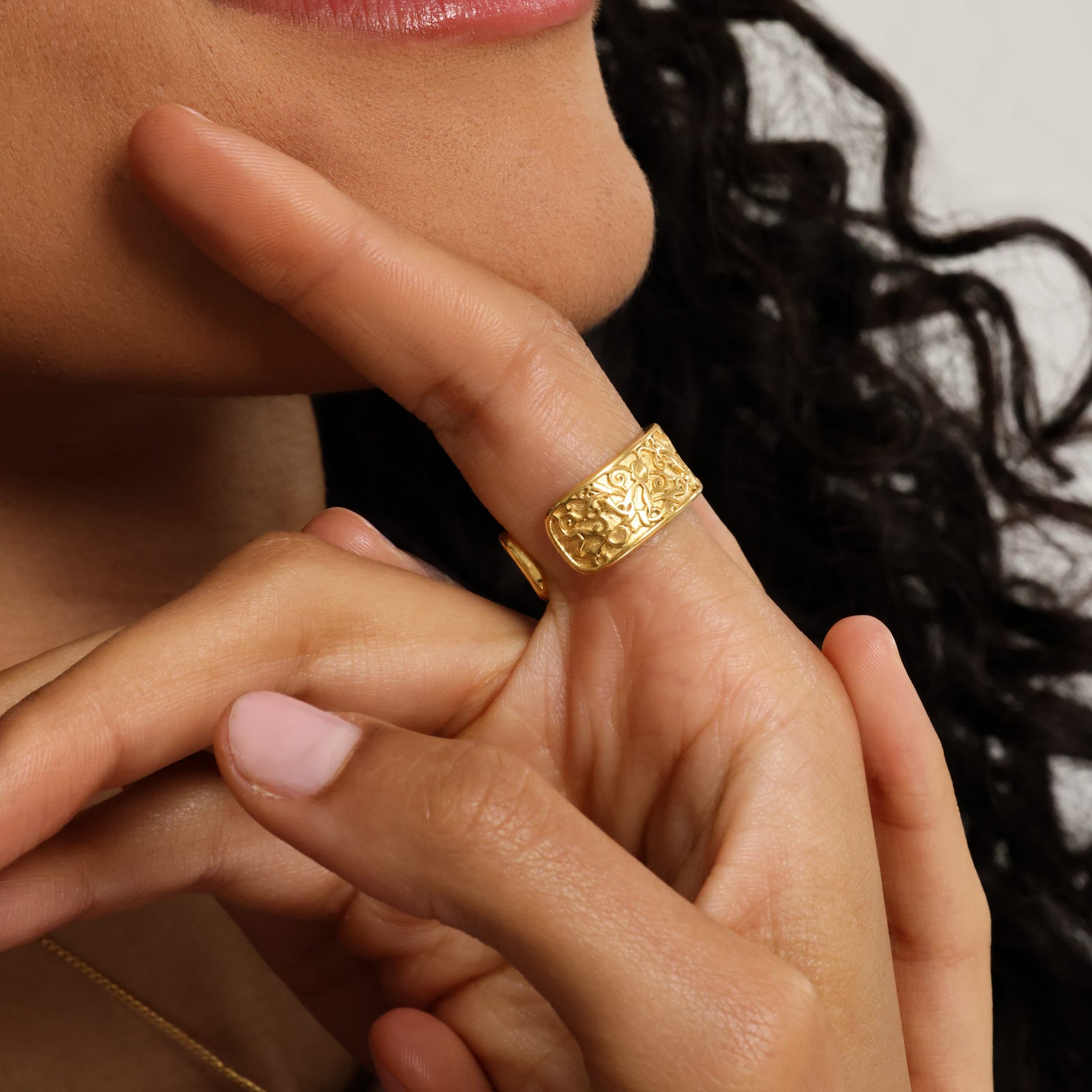 Be Happy About Today Poem Ring - Nominal