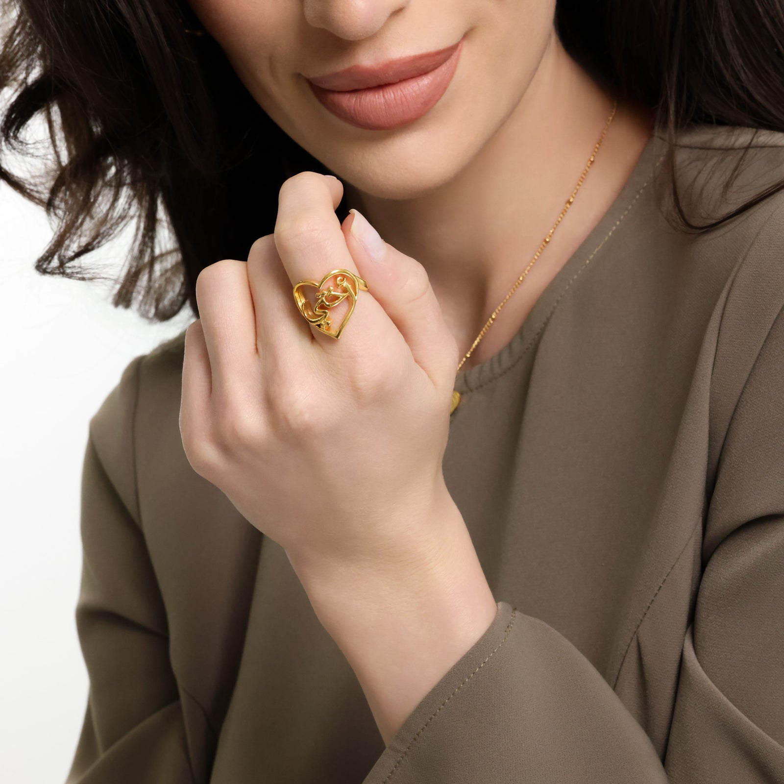 "My Sister" Heartbeat Ring - Nominal