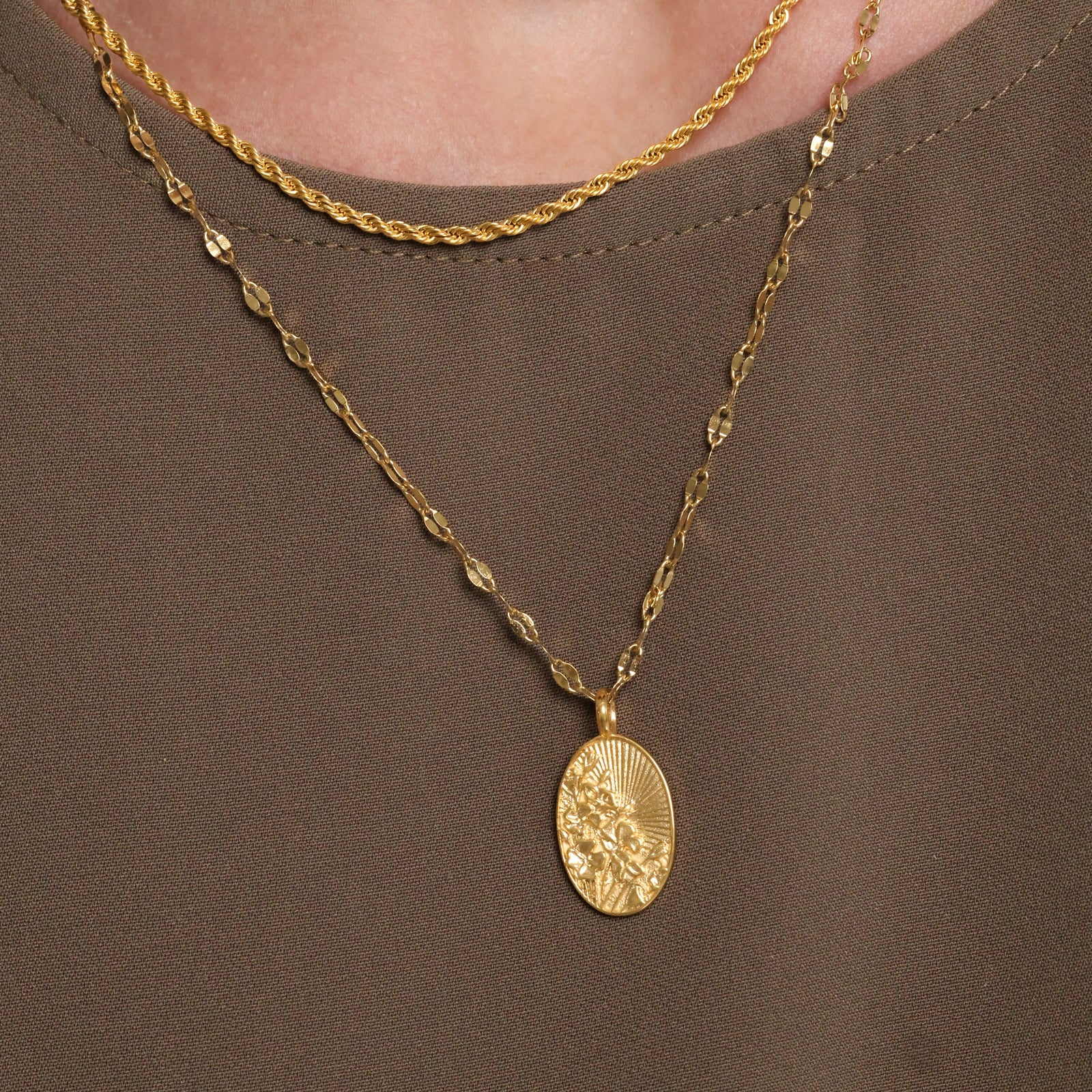 Blooming Palestine Poppies Necklace - Nominal