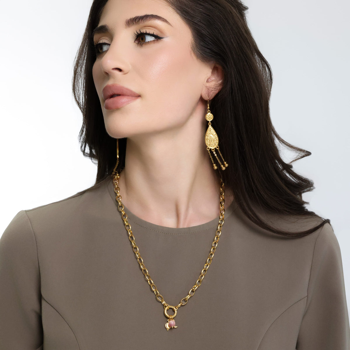 Allah Crescent Necklace - Nominal