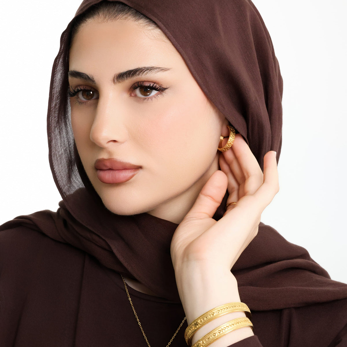 Tatreez Hoop Earrings