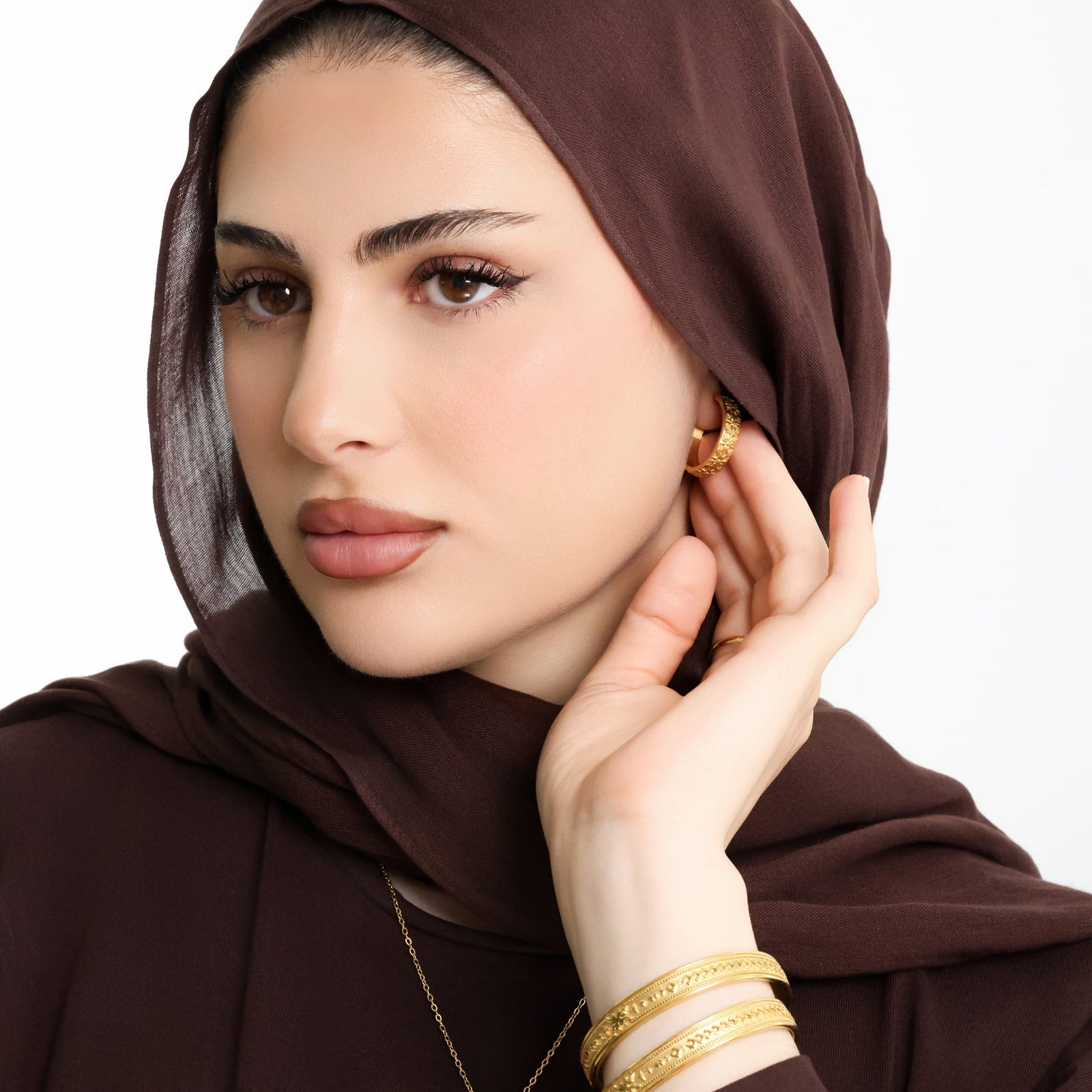 Tatreez Hoop Earrings
