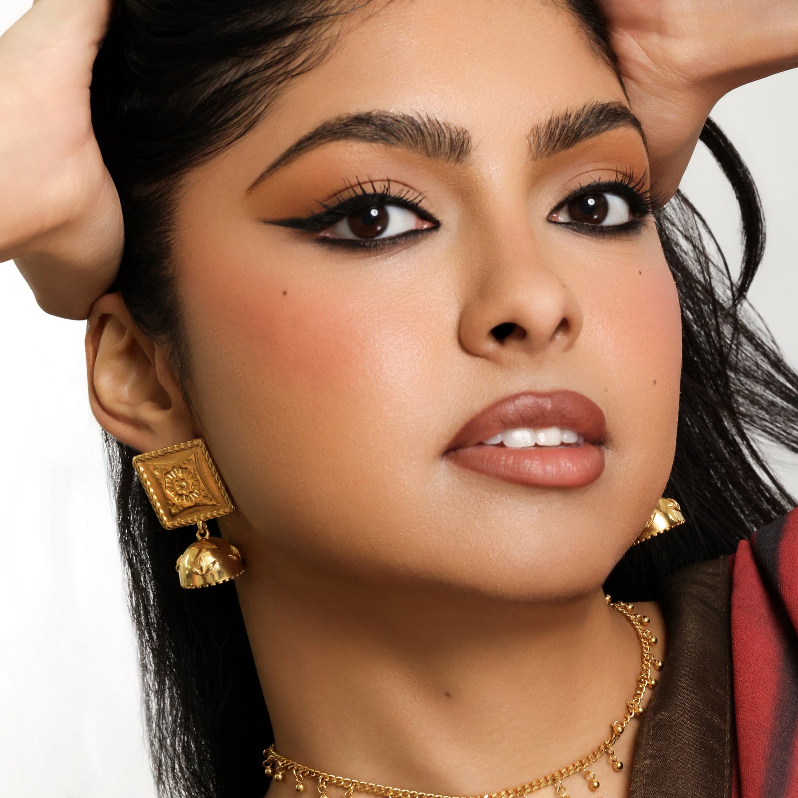Square Jhumka Earrings
