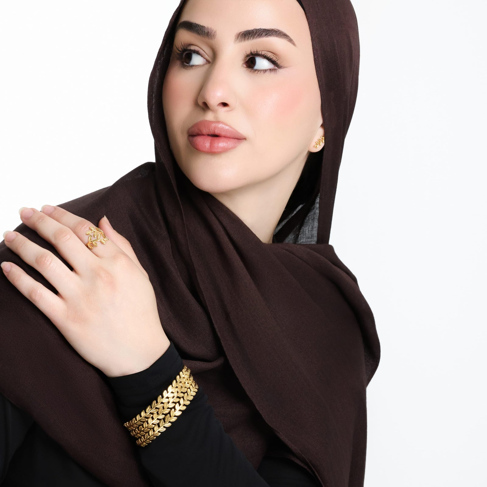 Palestine Olive Leaf Ring