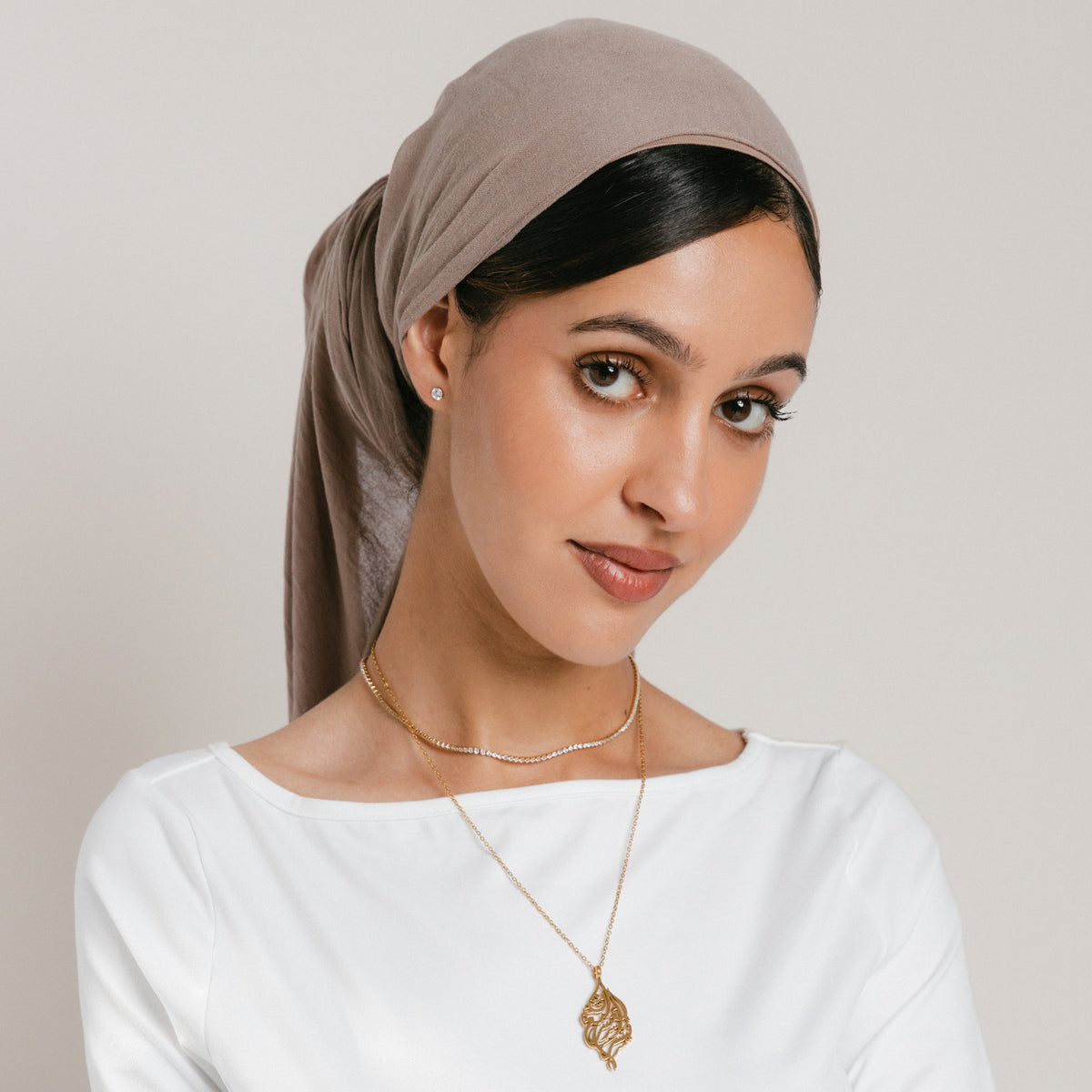 "With Hardship Comes Ease" Calligraphy Necklace - Nominal
