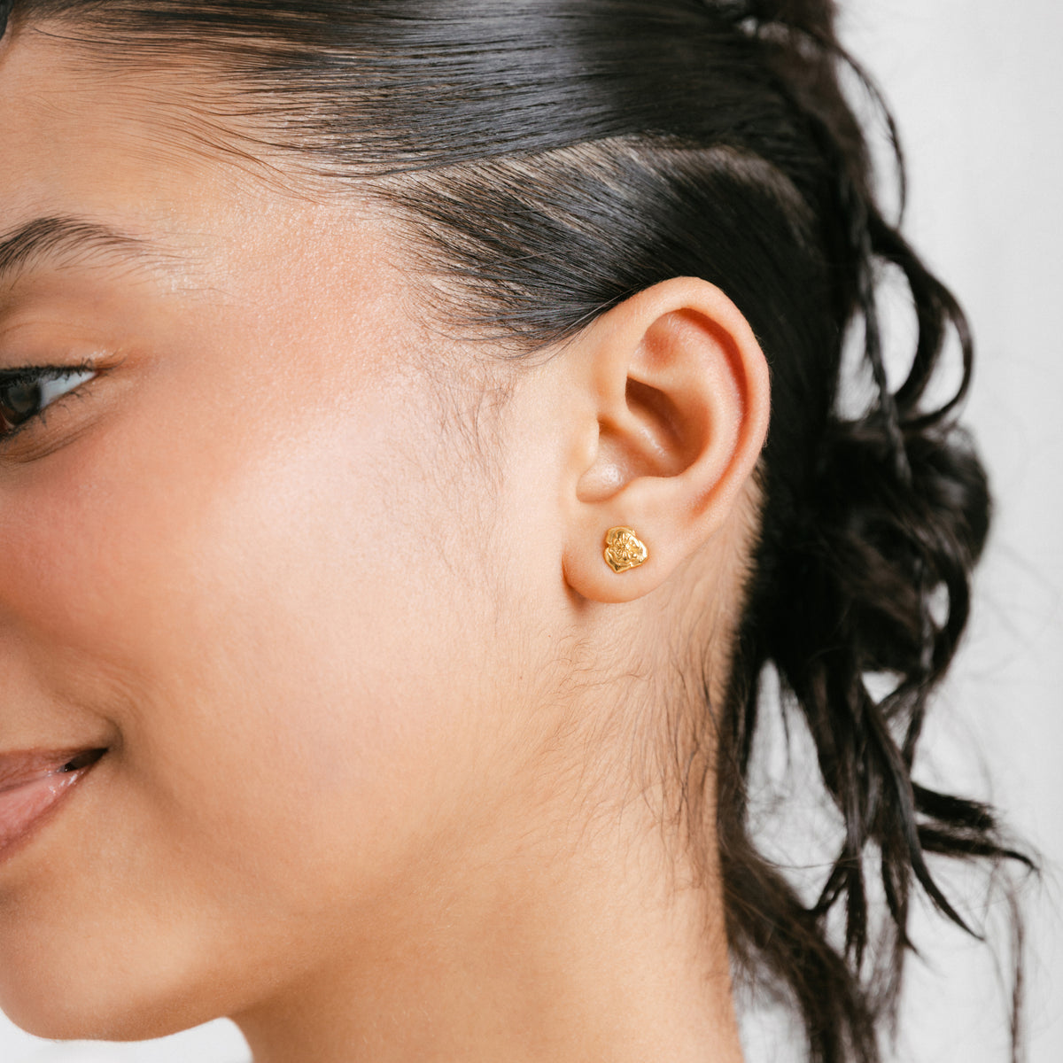 Palestinian Poppy Studs
