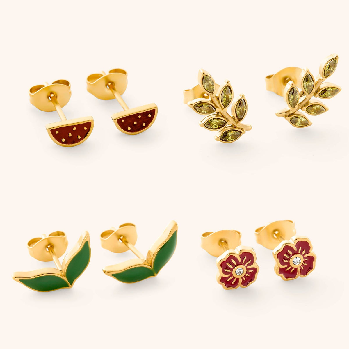 Palestinian Studs 4-Pack