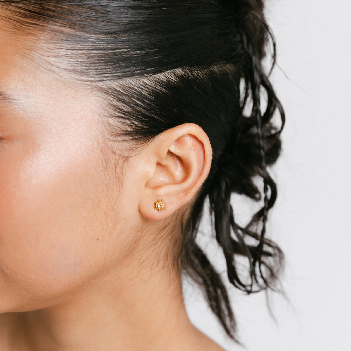 Pavé Sunrise Studs
