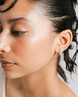 Pavé Huggie Hoops | 10mm