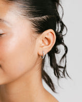 Pavé Huggie Hoops | 12mm