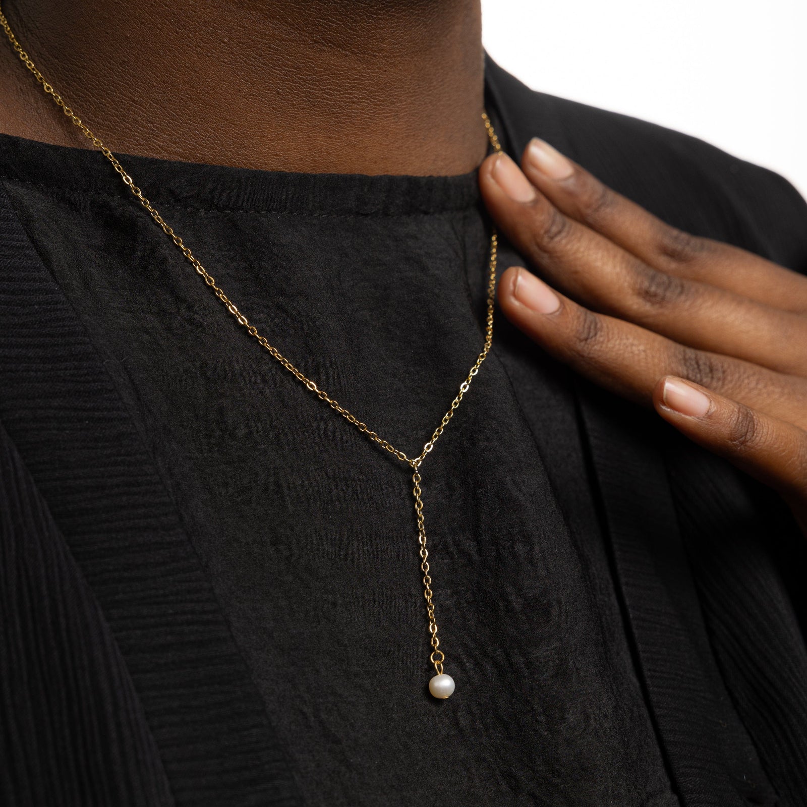 Pearl Lariat Necklace - Nominal