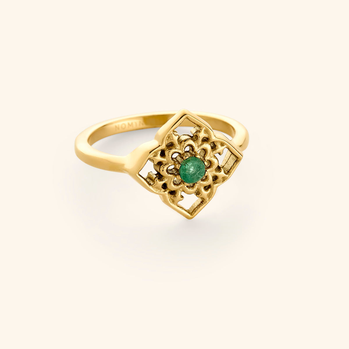 Phool | Flower Emerald Ring - Nominal