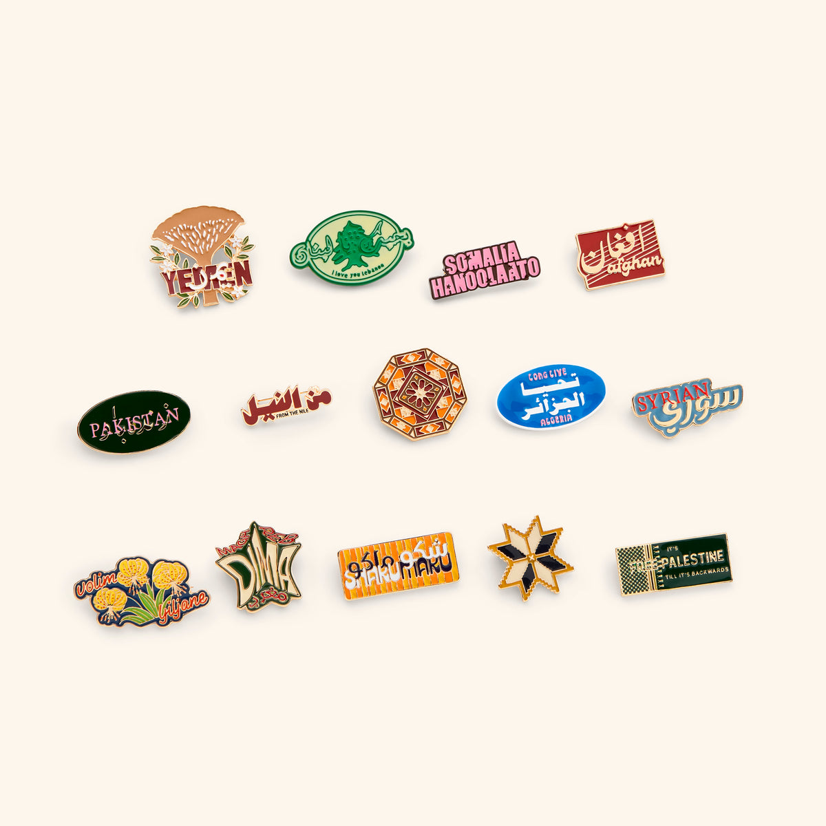 Cultural Pins - Nominal