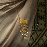 Raining Pearls Keffiyeh Necklace