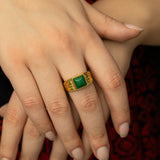 "River to Sea" Palestine Onyx Ring | Women