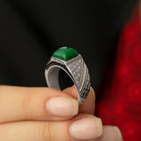 "River to Sea" Palestine Onyx Ring | Women