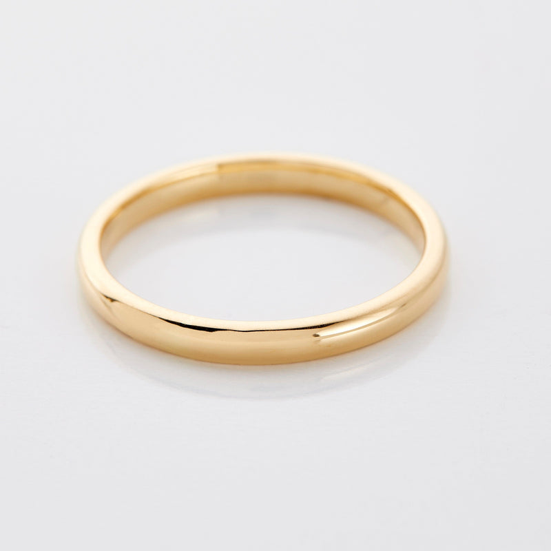 Thin Ring Band 18K Solid Gold Nominal - Main Image