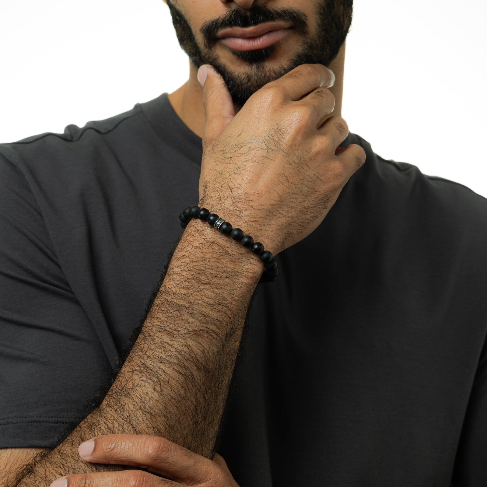 Shadow | Stone Bead Bracelet - Nominal