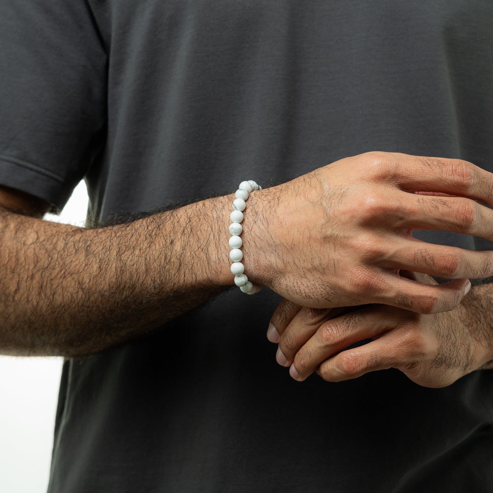 Snow | Stone Bead Bracelet - Nominal