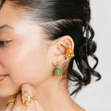 Paisley Enamel Studs