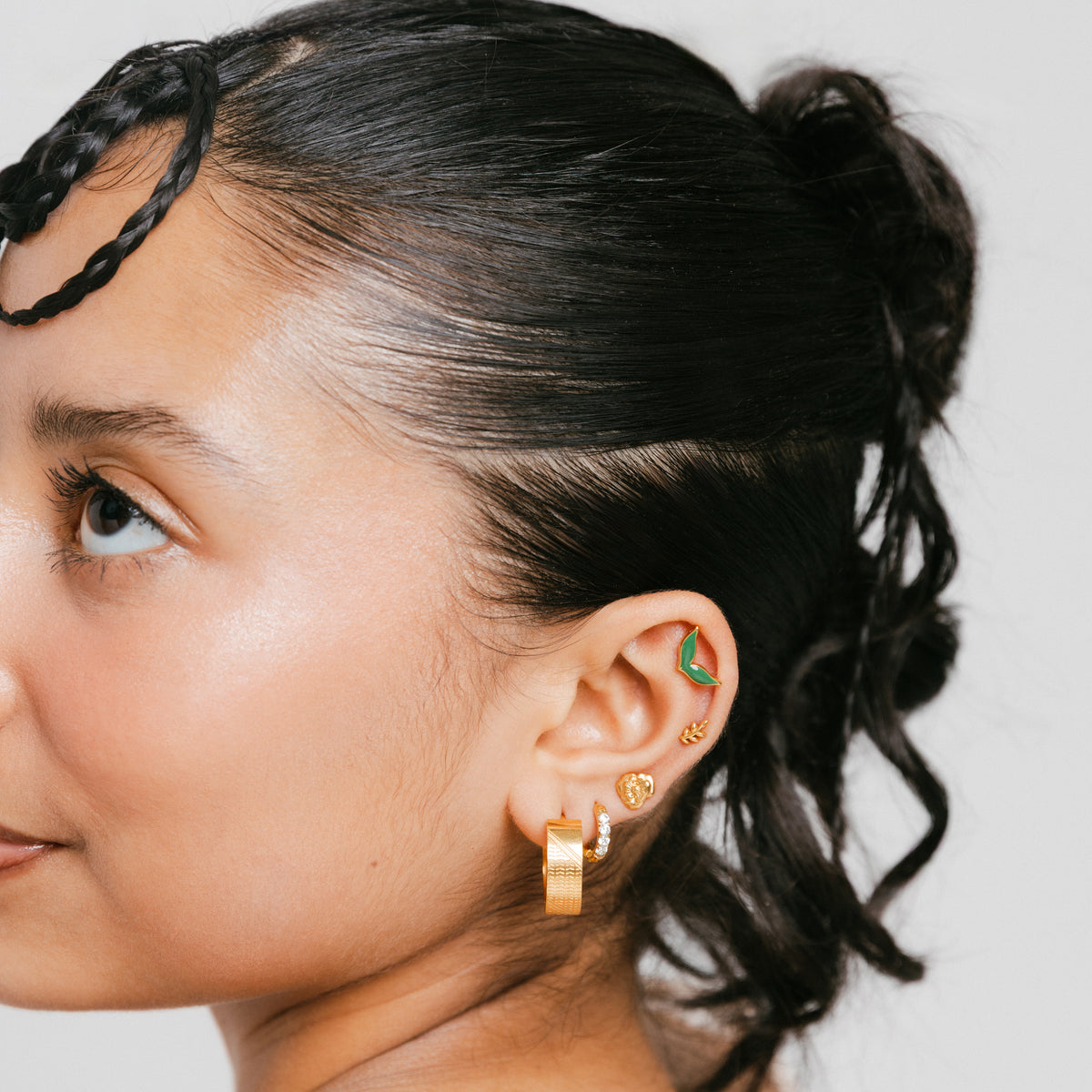 Palestinian Poppy Studs
