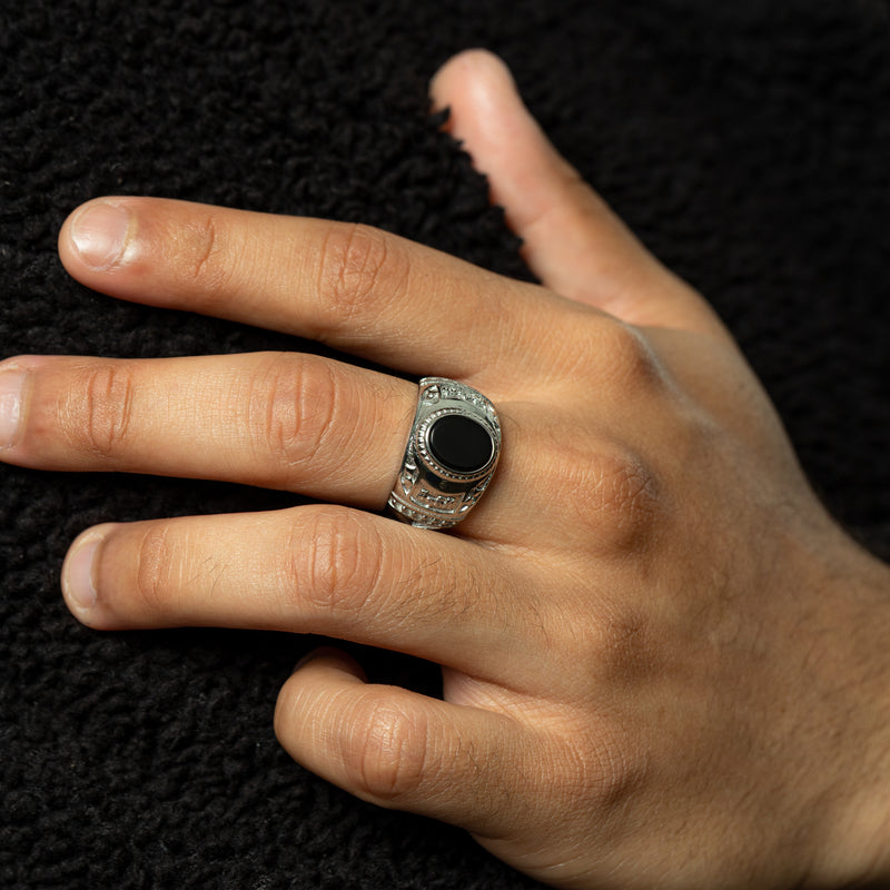 "Strength is in the Truth" Aqeeq Ring | Men