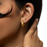Tatreez Hoop Earrings