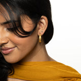 Tatreez Hoop Earrings