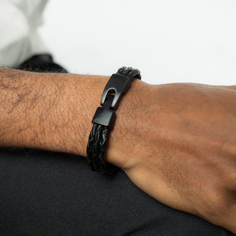 Triple Leather Bracelet | Men