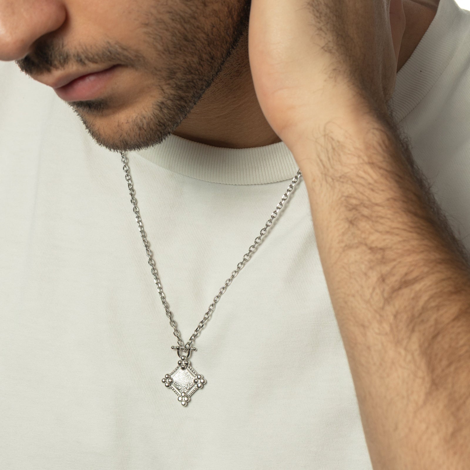 Allah is sufficient for us Plaque Necklace | Men - Nominal