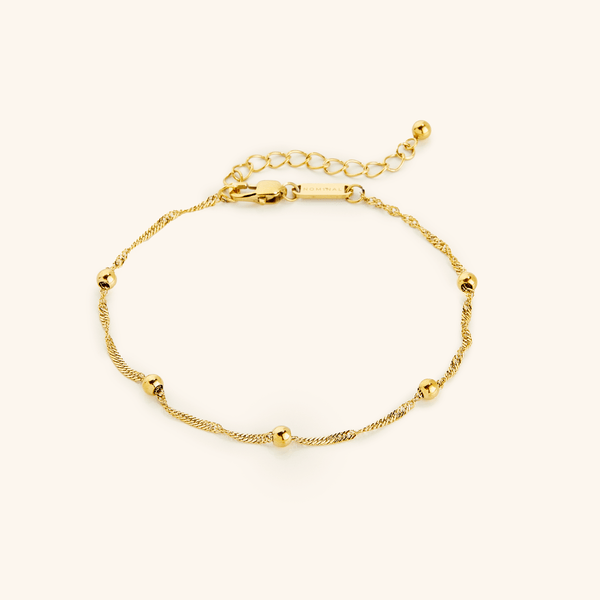 Dotted Twisted Anklet - Nominal