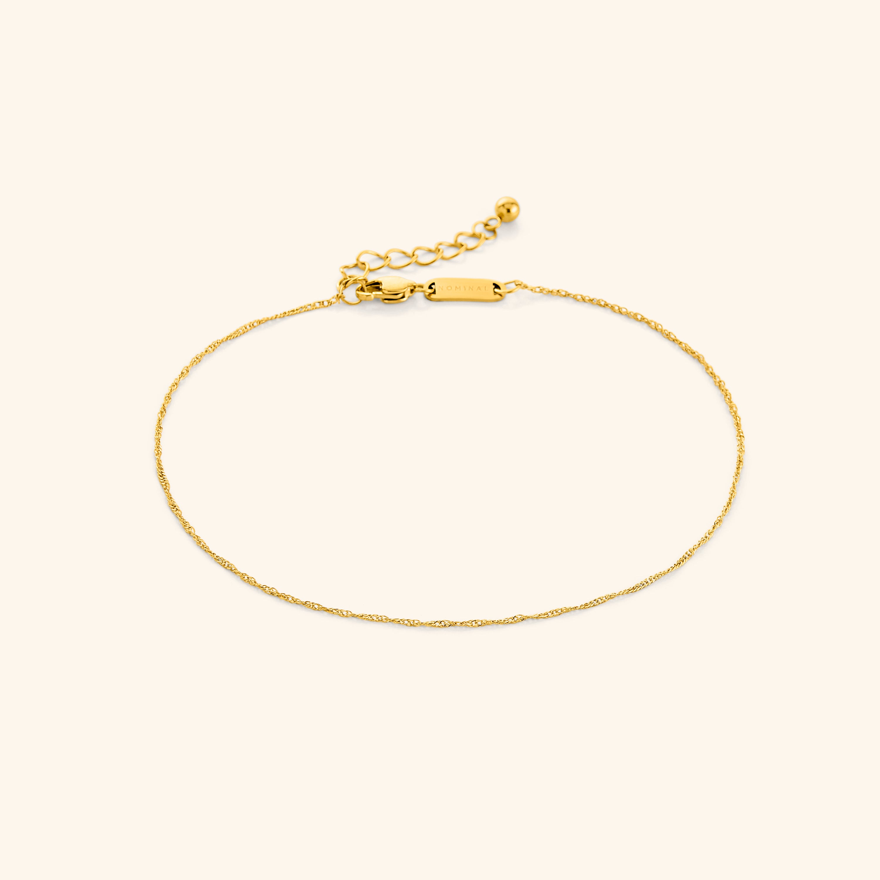 Micro Twisted Anklet