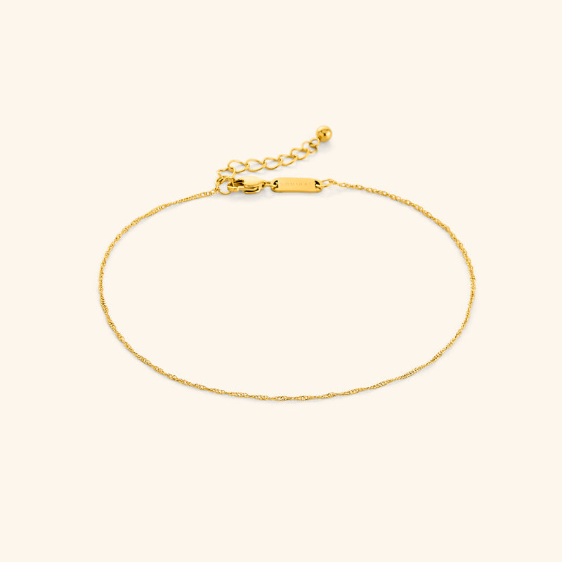 Micro Twisted Anklet