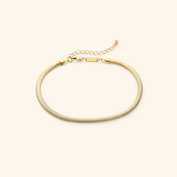 Rounded Snake Anklet