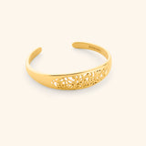 "Allah does not burden a soul beyond what it can bear" Openwork Bangle