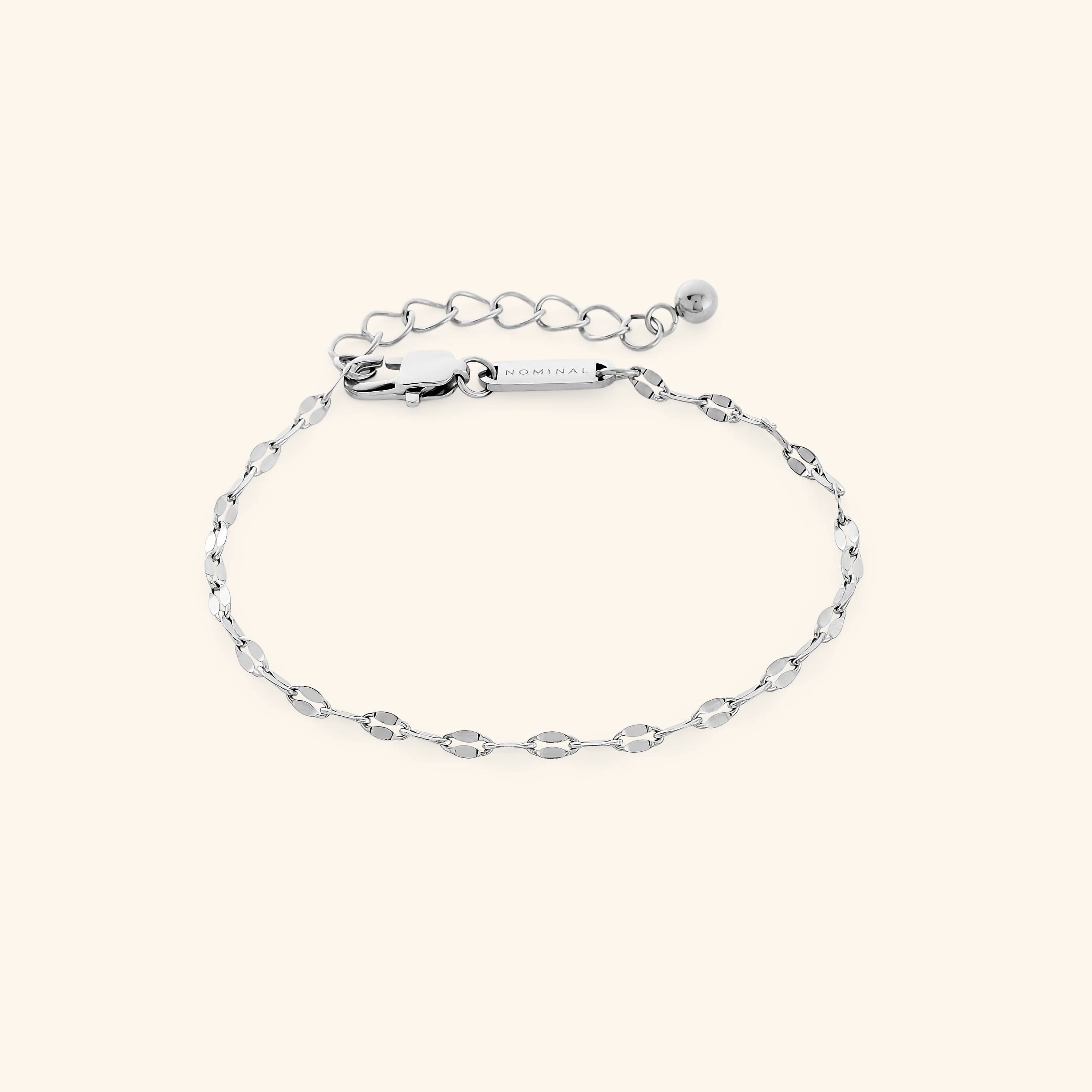 Flutter Chain Bracelet Silver| Nominal