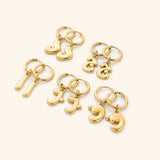 Arabic Bubble Letter Earrings