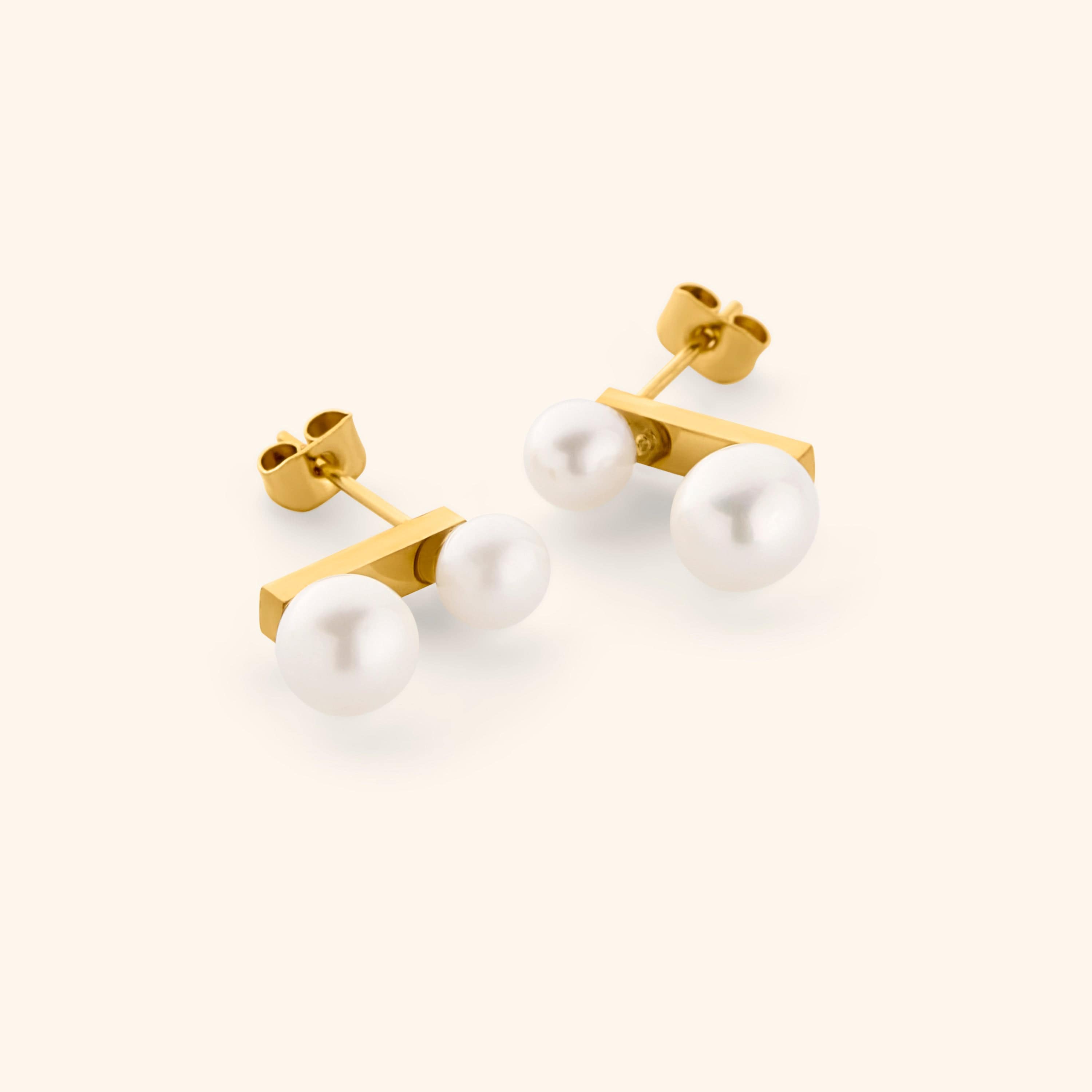Duo Pearl Studs | Nominal