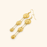 Iman | Faith Coin Earrings