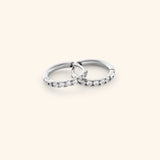 Pavé Huggie Hoops | 10mm