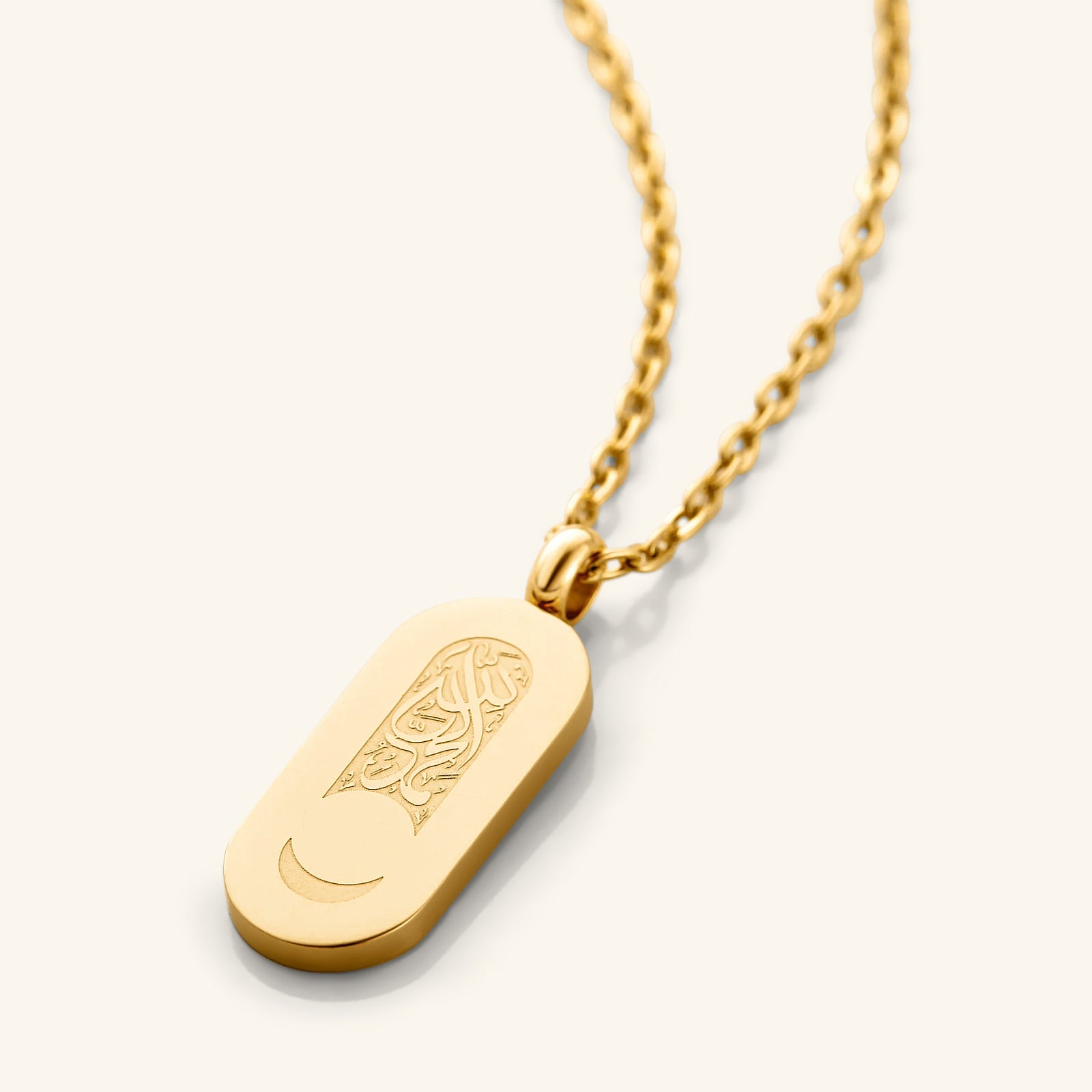 Alhamdulillah Moon Necklace