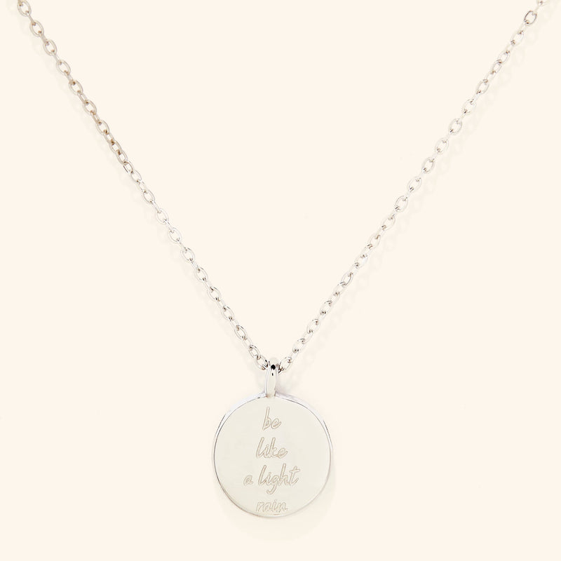 "Be Like a Light Rain" Affirmations Necklace - Nominal