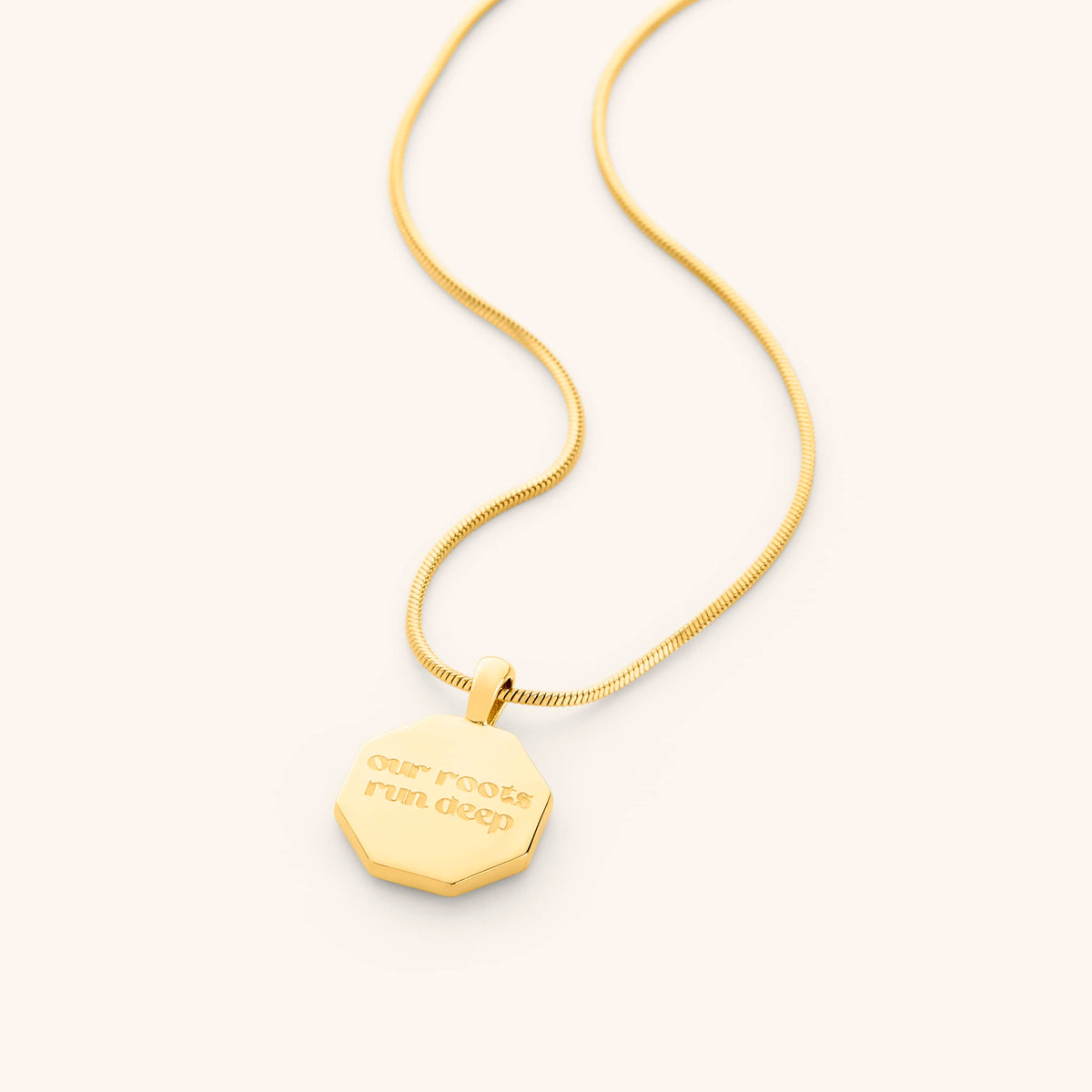 "Our Roots Run Deep" Necklace - Nominal
