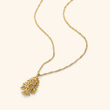 "Freedom is the Soul" Lebanon Cedar Necklace