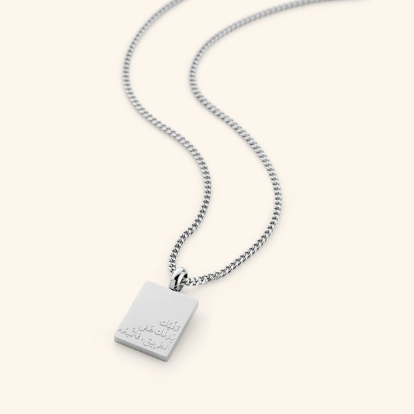 "Your Heart Knows The Way. Run In That Direction" Rumi Necklace